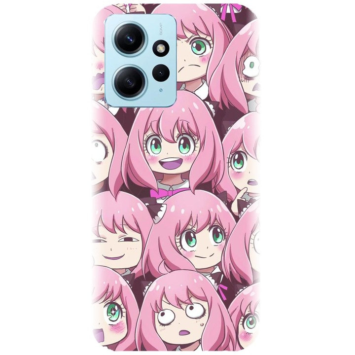 Силиконов калъф съвместим с Xiaomi Redmi 12 4g / 5g - Anime Anya модел