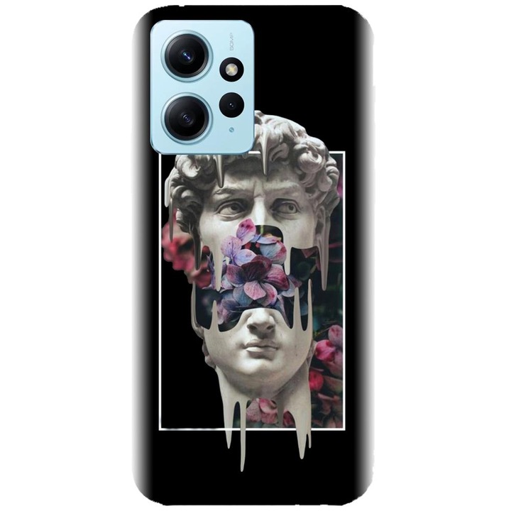 Силиконов кейс съвместим с Xiaomi Redmi 12 4g / 5g - модел Contemporary Art 1