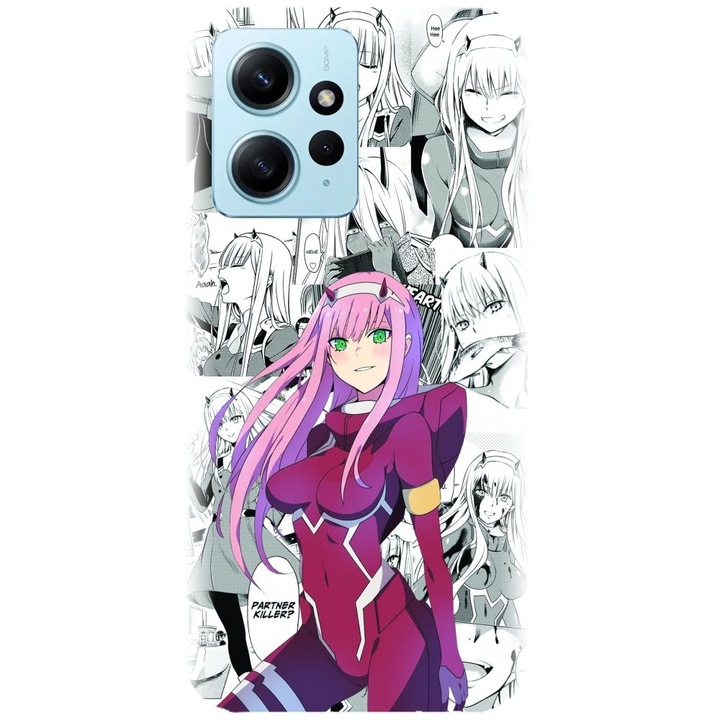 Силиконов кейс съвместим с Xiaomi Redmi 12 4g / 5g - модел Anime Zero Two