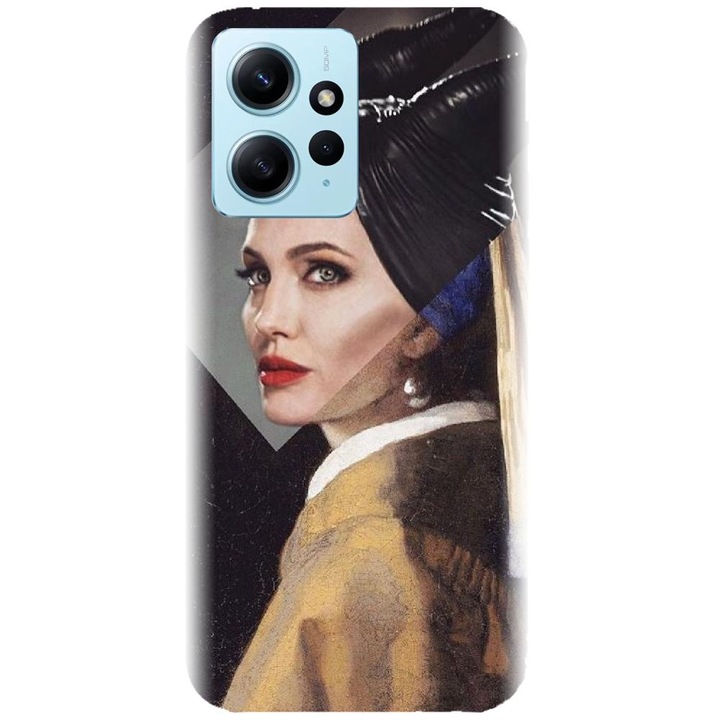 Силиконов кейс съвместим с модел Xiaomi Redmi 12 4g / 5g - Girl With A Pearl