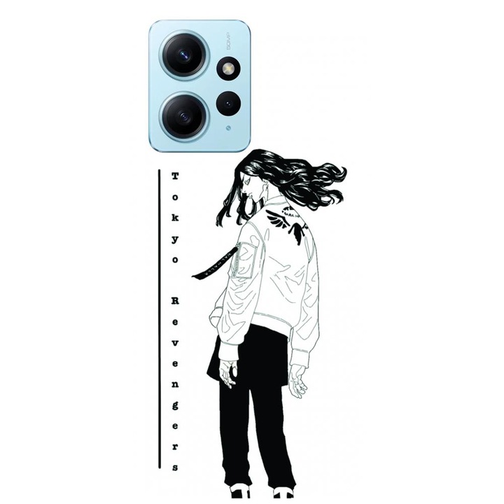 Силиконов калъф, съвместим с Xiaomi Redmi 12 4g / 5g - Anime Keisuke модел