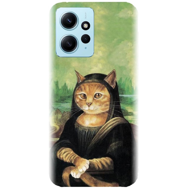 Силиконов кейс съвместим с Xiaomi Redmi 12 4g / 5g - модел Meowna Lisa