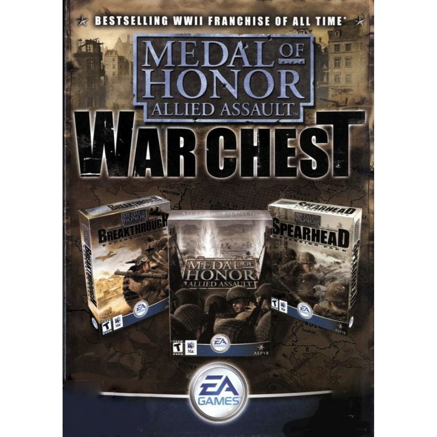 Medal of Honor: Third Edition DVD付　米軍放出品 res_4189cb820ba6df7796bed8d247