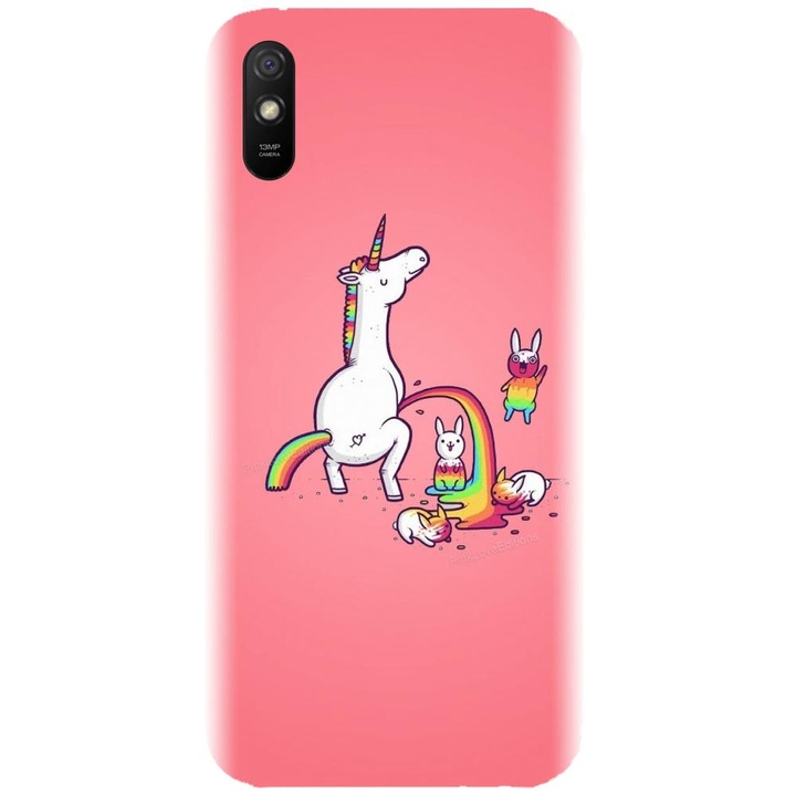 Силиконов калъф, съвместим с Xiaomi Redmi 9A / 9AT - модел Unicorn