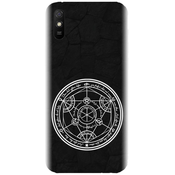 Силиконов капак, съвместим с модел Xiaomi Redmi 9A / 9AT - Anime Transmutation Circle