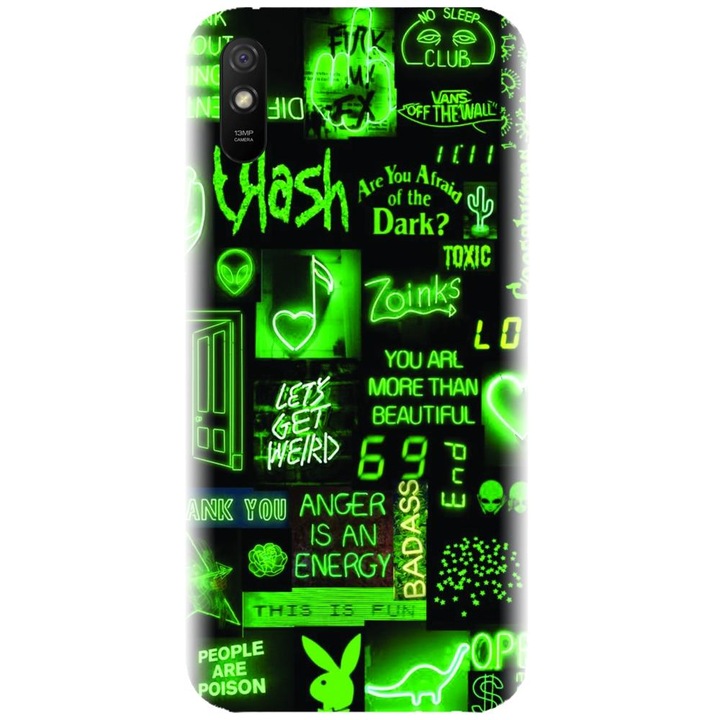 Силиконов калъф, съвместим с Xiaomi Redmi 9A / 9AT - модел Fresh Green