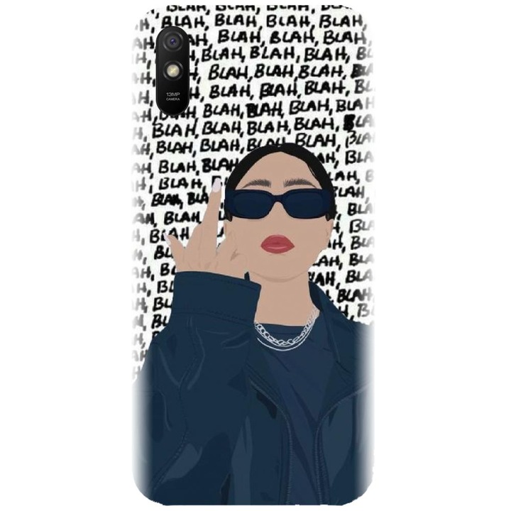 Силиконов калъф, съвместим с Xiaomi Redmi 9A / 9AT - модел Girl Power