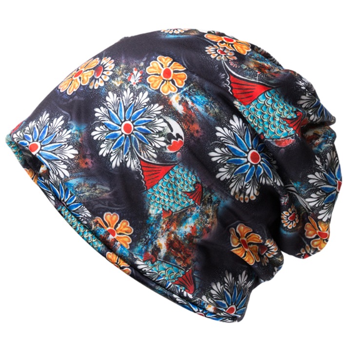 Kalap, többszínű, puha és könnyű anyag, elasztikus