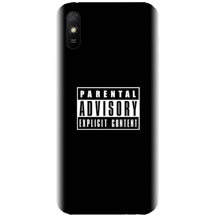 Силиконов калъф, съвместим с модел Xiaomi Redmi 9A / 9AT - Parental Advisory