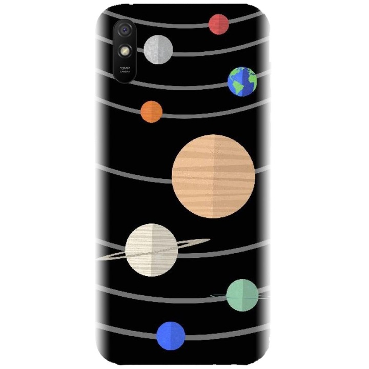 Силиконов калъф, съвместим с Xiaomi Redmi 9A / 9AT - модел Planet Axe