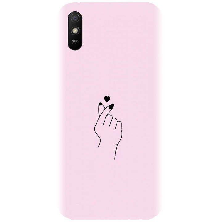 Силиконов калъф, съвместим с Xiaomi Redmi 9A / 9AT - модел Simple Love