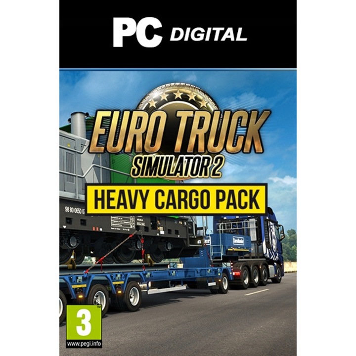 Extensie PC Euro Truck Simulator 2 Heavy Cargo Pack, editie digitala, PL/EN