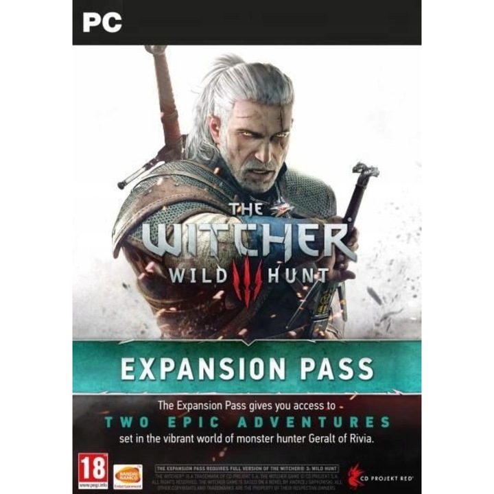 Licenta electronica joc The Witcher 3 Wild Hunt, Expansion Pass, PC, Platforma GOG