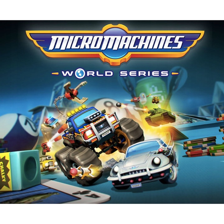 Licenta electronica Micro Machines World Series, cod activare Steam, PC, engleza