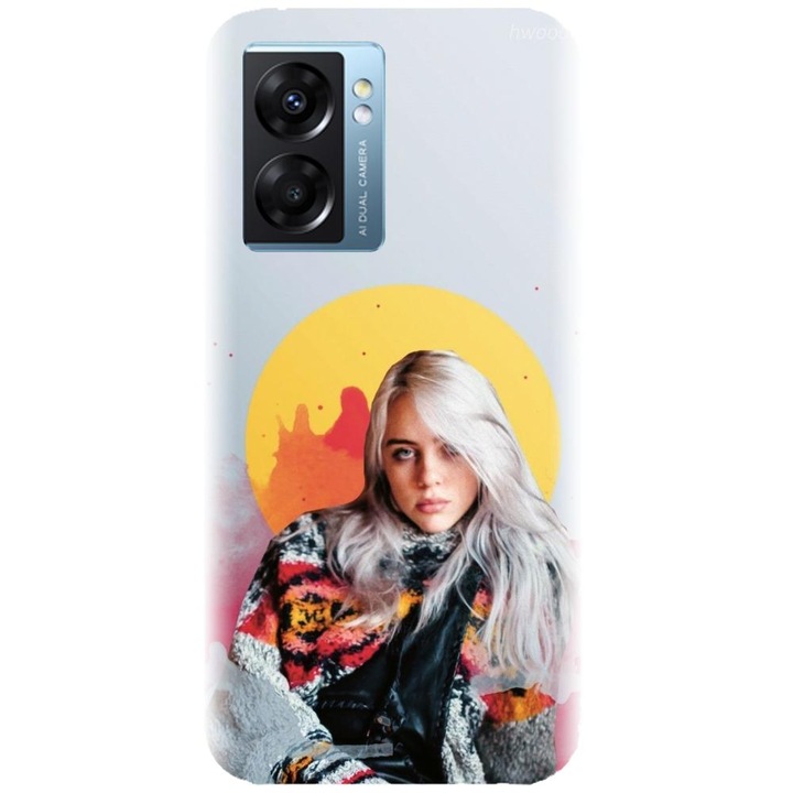 Силиконов капак, съвместим с Realme Narzo 50 5g - модел Billie Eilish