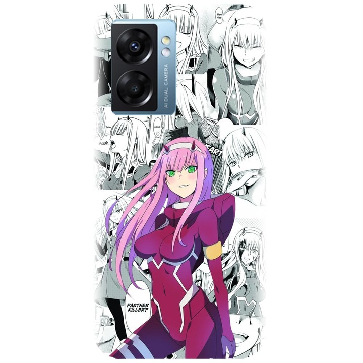 Силиконов калъф, съвместим с Realme Narzo 50 5g - модел Anime Zero Two