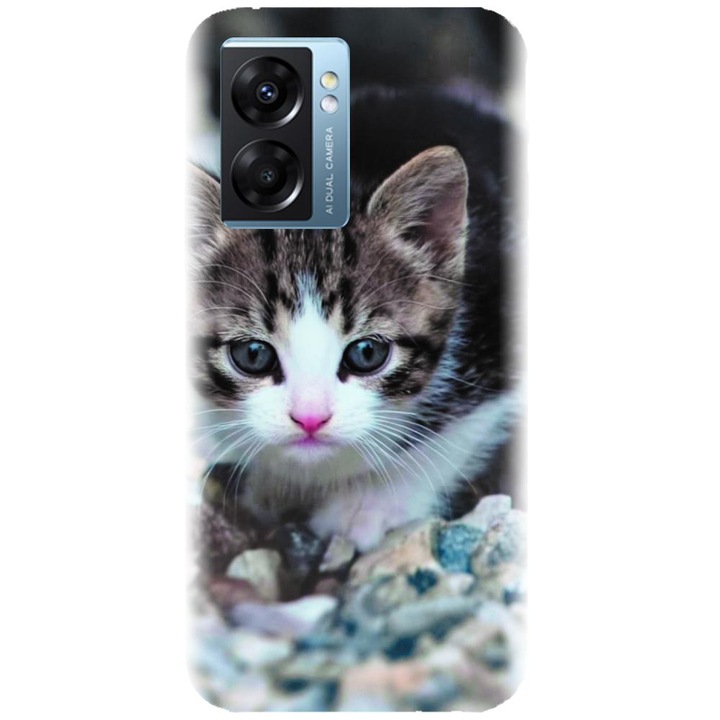 Силиконов капак, съвместим с Realme Narzo 50 5g - модел Animal Cat