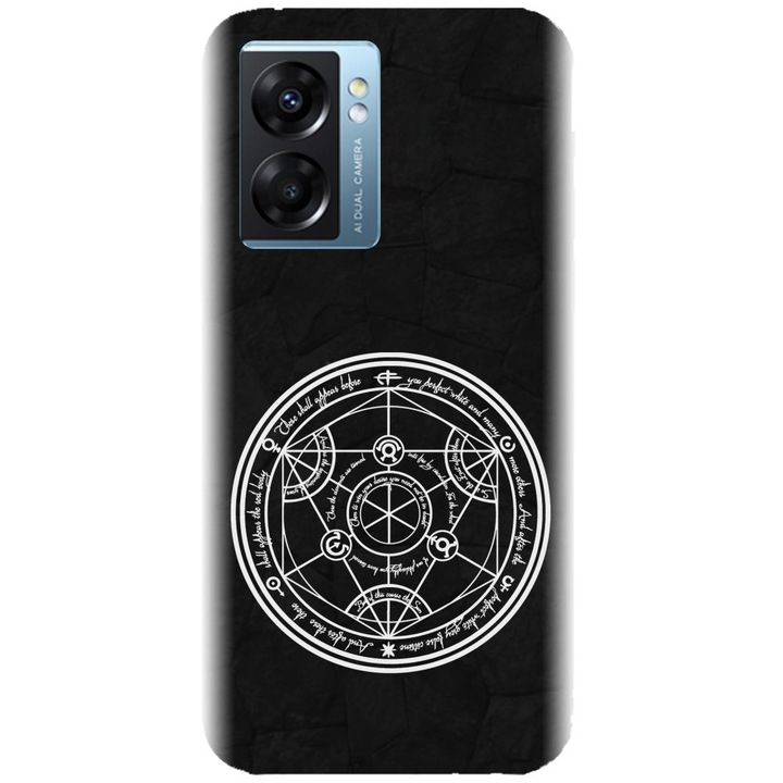 Силиконов капак, съвместим с модел Realme Narzo 50 5g - Anime Transmutation Circle