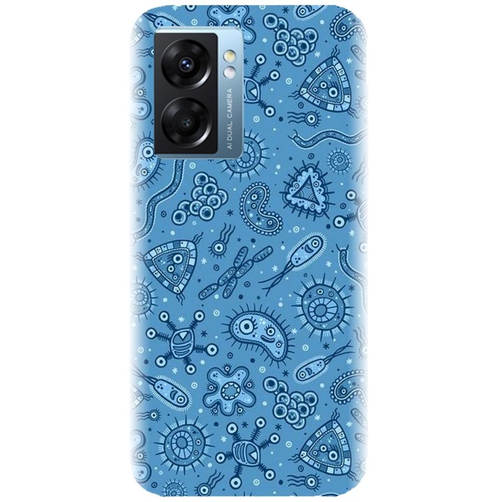 Силиконов капак, съвместим с Realme Narzo 50 5g - модел Bacteria