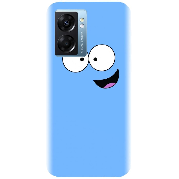 Силиконов калъф, съвместим с Realme Narzo 50 5g - Blue модел