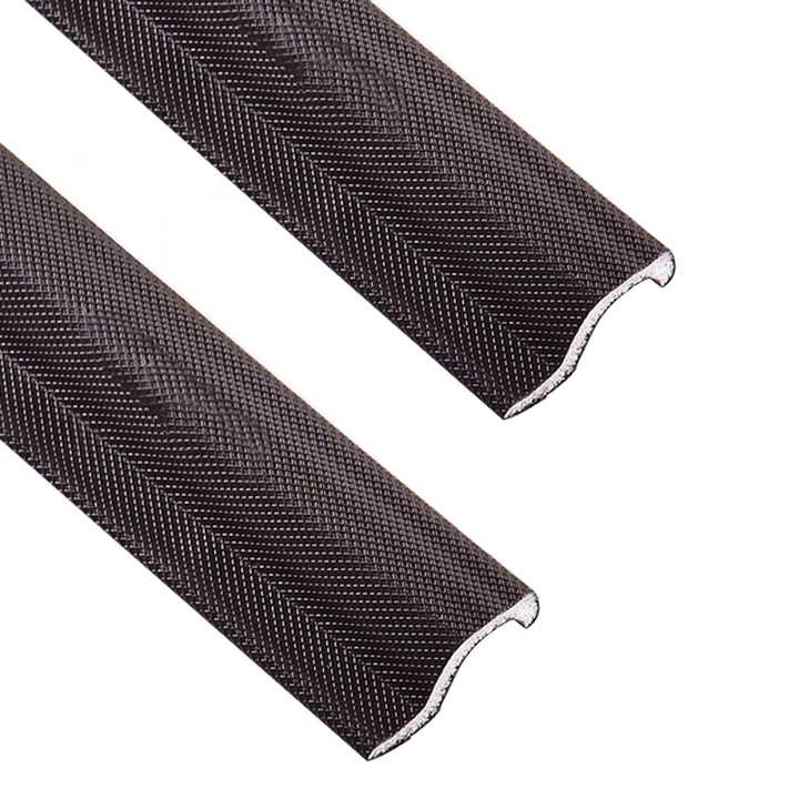 Set 2 benzi de etansare pentru usi si ferestre, maro, 22x2.5x12 mm