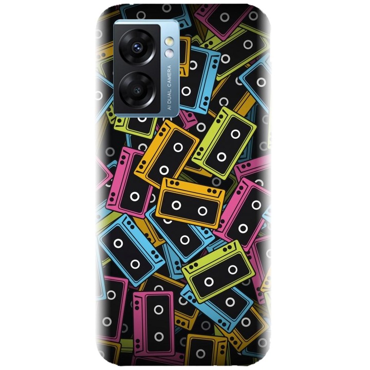 Силиконов калъф, съвместим с модел Realme Narzo 50 5g - Audio Cassette
