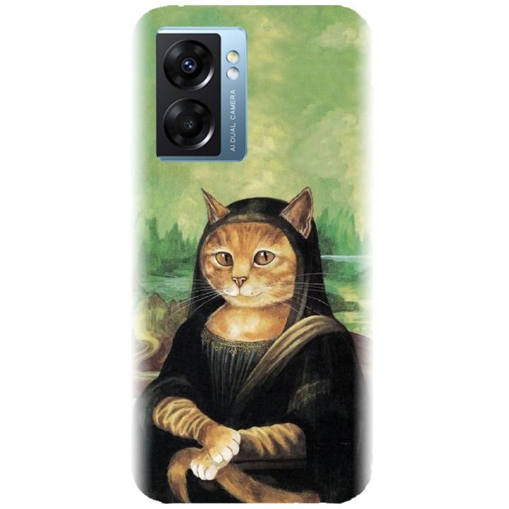 Силиконов калъф, съвместим с Realme Narzo 50 5g - модел Meowna Lisa