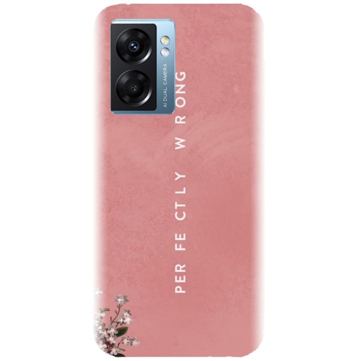 Силиконов калъф, съвместим с Realme Narzo 50 5g - Perfectly Wrong model