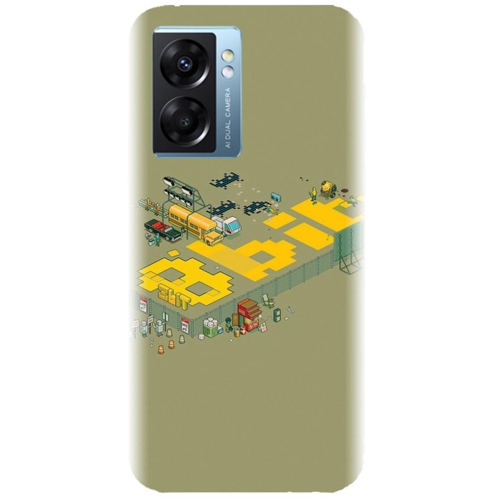 Husa din silicon compatibila cu Realme V23 5g - model 8 Bit