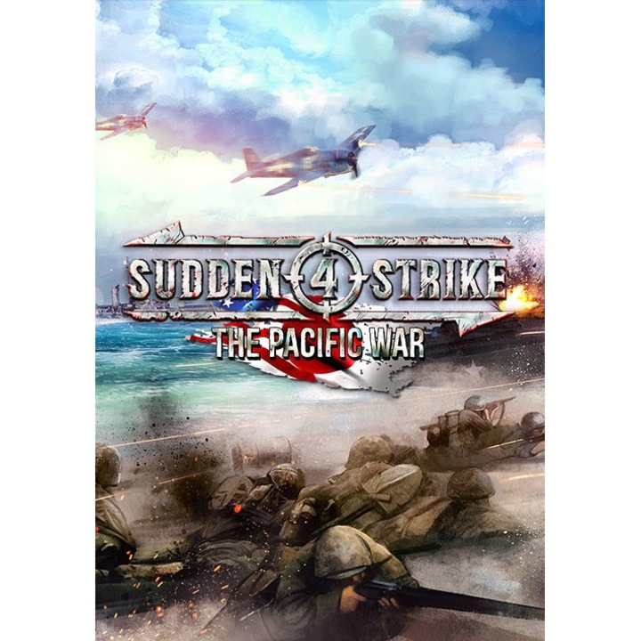 Licenta Joc Sudden Strike 4 The Pacific War Pc Key Steam (Cod Activare Instant)