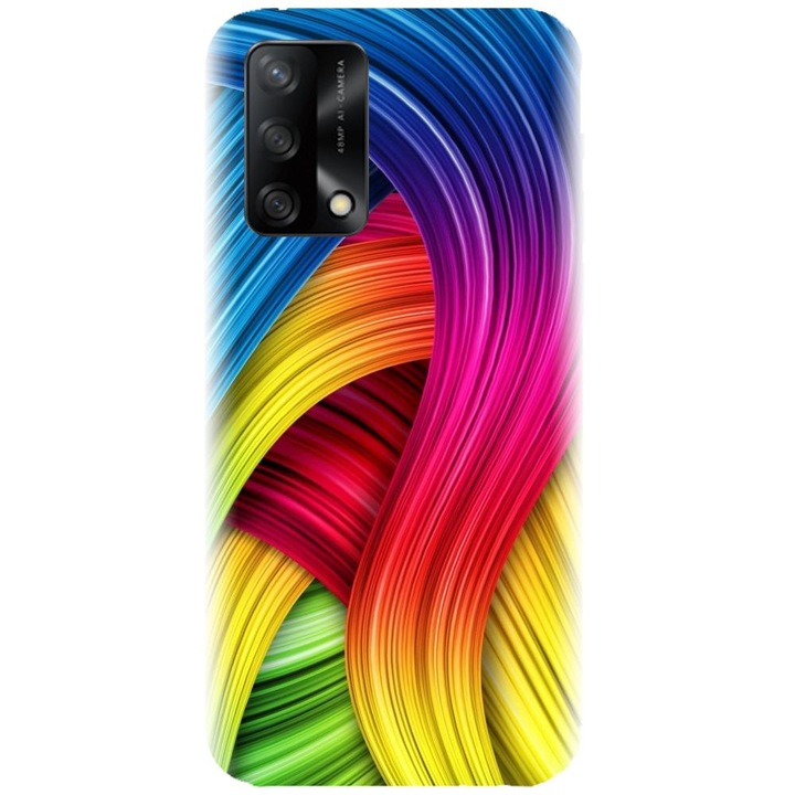 Силиконов кейс съвместим с Oppo A74 4G / F19 - Цветен модел
