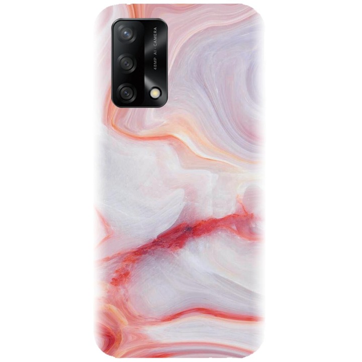 Силиконов кейс съвместим с Oppo A74 4G / F19 - модел Abstract 102