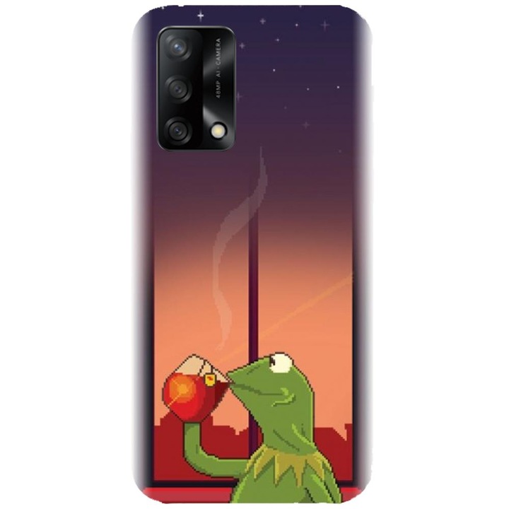 Силиконов калъф, съвместим с Oppo A74 4G / F19 - модел None Of My Business