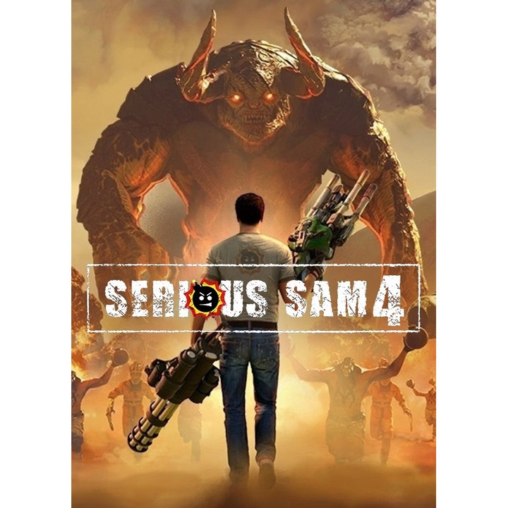 Licenta electronica joc Serious Sam 4, PC, versiune digitala, poloneza/engleza, Steam