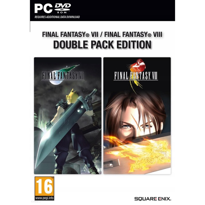 FINAL FANTASY VII + VIII, Double Pack, PC, Steam, Versiune Digitala