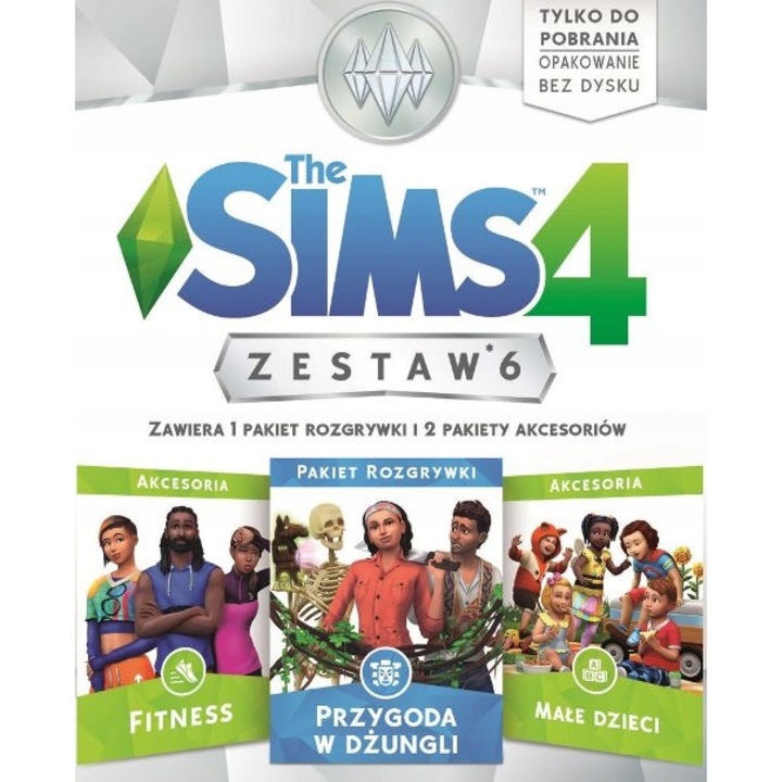 Licenta joc The Sims 4 cu 2 DLC, versiune digitala