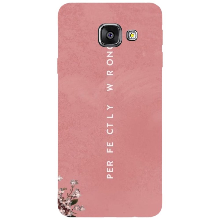 Husa din silicon compatibila cu Samsung Galaxy A5 2016 / A510 - model Perfectly Wrong