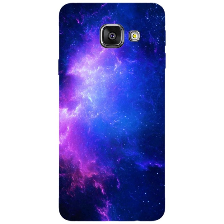Husa din silicon compatibila cu Samsung Galaxy A5 2016 / A510 - model Purple Space Nebula