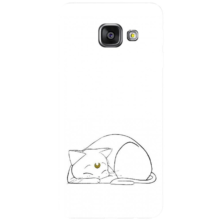 Husa din silicon compatibila cu Samsung Galaxy A5 2016 / A510 - model Sailor Moon Neko