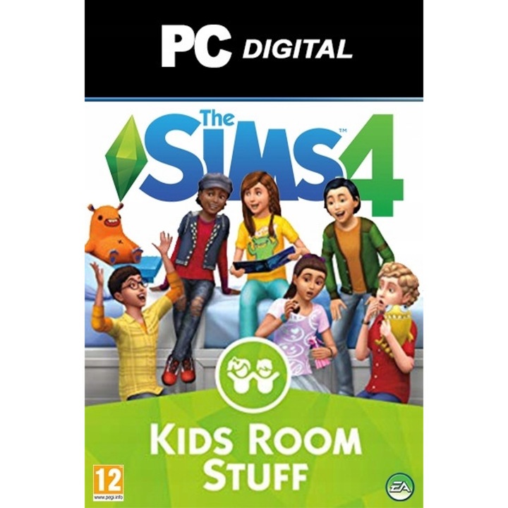 Licenta electronica, The Sims 4 Kids Room Stuff, extensie PC, versiune digitala, PL/EN