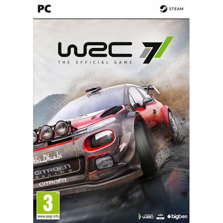 Licenta electronica joc WRC 7 World Rally Championship, Steam