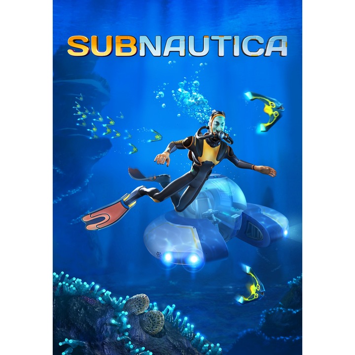 Subnautica, joc PC, cheie activare Steam, versiune digitala, poloneza/engleza