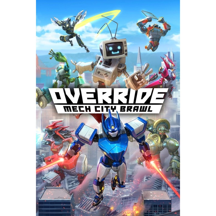 Licenta electronica joc OVERRIDE MECH CITY BRAWL, versiune digitala, engleza, Steam