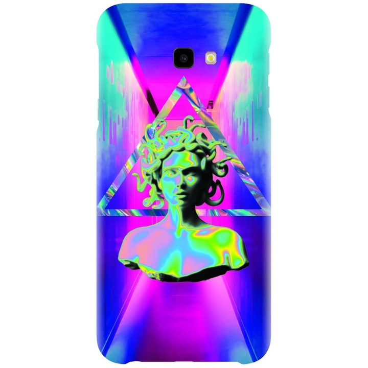 Husa din silicon compatibila cu Samsung Galaxy J4 Plus / J4 Plus 2018 - model Aesthetic Medusa