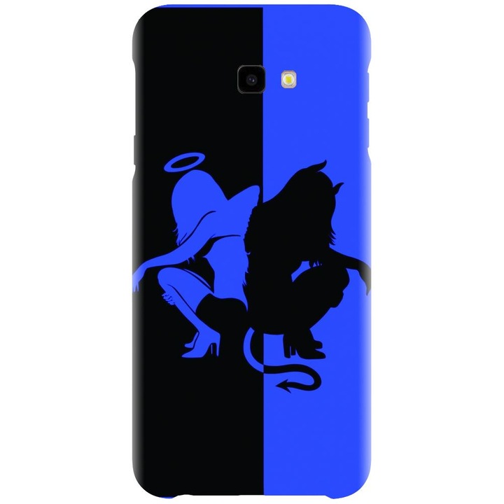 Husa din silicon compatibila cu Samsung Galaxy J4 Plus / J4 Plus 2018 - model Angel Devil