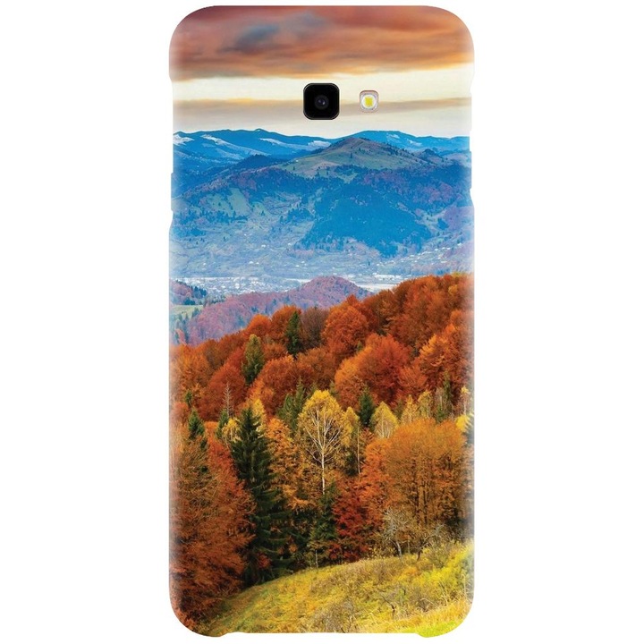 Husa din silicon compatibila cu Samsung Galaxy J4 Plus / J4 Plus 2018 - model Autumn Mountain Fall R