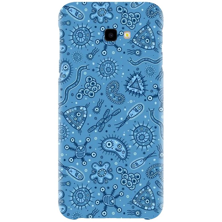 Husa din silicon compatibila cu Samsung Galaxy J4 Plus / J4 Plus 2018 - model Bacteria