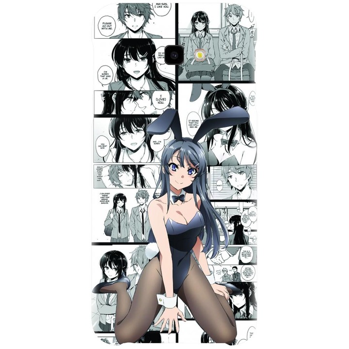 Husa din silicon compatibila cu Samsung Galaxy J4 Plus / J4 Plus 2018 - model Bunny Girl