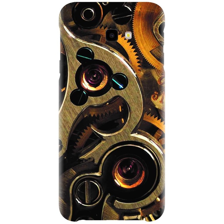 Husa din silicon compatibila cu Samsung Galaxy J4 Plus / J4 Plus 2018 - model Clock Mechanism