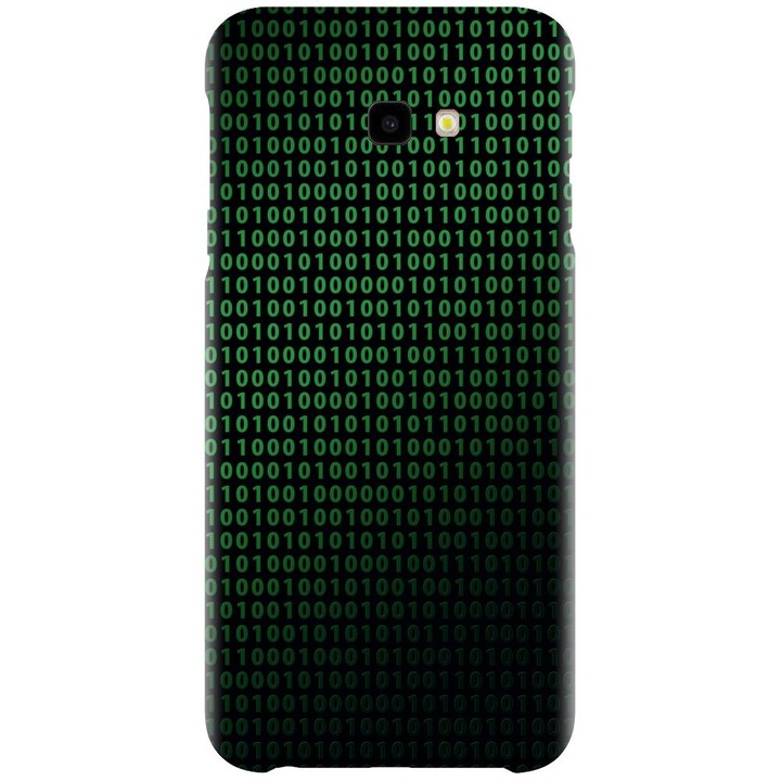 Husa din silicon compatibila cu Samsung Galaxy J4 Plus / J4 Plus 2018 - model Binary Code